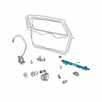 OEM 2019 Dodge Journey Handle-LIFTGATE Diagram - 68096254AB