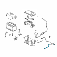 OEM 2013 Buick Regal Negative Cable Diagram - 20781418