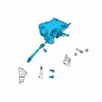OEM 2014 Toyota Prius Steering Column Diagram - 45250-47230