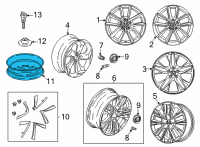 OEM 2018 Honda Accord Wheel, Disk 16X4T Diagram - 42700-T2A-A52