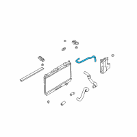 OEM Nissan Frontier Hose-Reserve Tank Diagram - 21741-2S400