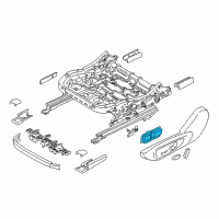 OEM Lincoln Seat Switch Diagram - DG9Z-14A701-AD