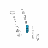 OEM Kia Optima Spring-Front Diagram - 5465038202DS