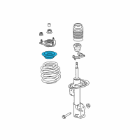 OEM Ford Mustang Upper Seat Diagram - FR3Z-5A306-B