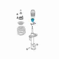 OEM 2021 Ford Mustang Bumper Diagram - DG9Z-18A047-D