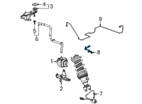 OEM 2021 Chevrolet Corvette Flex Hose Diagram - 84776065