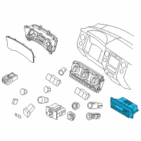 OEM 2014 Ford Expedition Dash Control Unit Diagram - BL1Z-19980-A