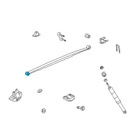 OEM 2007 Toyota Tundra Leaf Spring Assembly Front Bushing Diagram - 90389-A0008