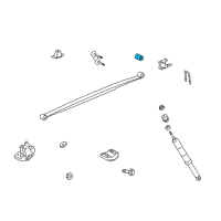 OEM Toyota Tundra Shackle Bushing Diagram - 90385-A0001