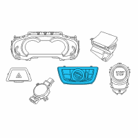 OEM 2018 BMW 750i CONTROL ELEMENT LIGHT Diagram - 61-31-9-472-976