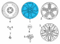 OEM 2022 Kia K5 Wheel Assembly-Aluminium Diagram - 52910L3110
