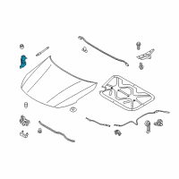 OEM Kia Switch Assembly-Hood Diagram - 938802T000