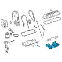 OEM Jeep Cherokee Engine Intake Manifold Diagram - 53010245