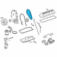 OEM 1996 Jeep Cherokee Chain-Timing Diagram - J3242300