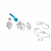 OEM Ford Flex Multifunction Switch Diagram - EA8Z-13K359-BA