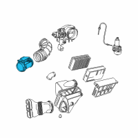 OEM 1995 BMW 740iL Mass Air Flow Sensor Diagram - 13-62-1-403-123