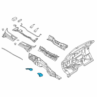 OEM 2018 Nissan NV1500 Insulator-Dash Lower, RH Diagram - 67354-1PA0A