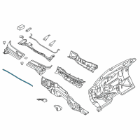 OEM 2018 Nissan NV2500 Seal-Cowl Top Diagram - 66830-1PA0A