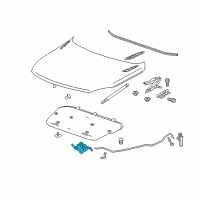 OEM 2016 Buick Regal Latch Diagram - 39085669