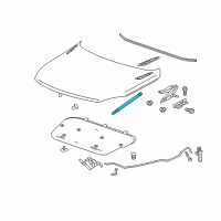 OEM 2014 Buick Regal Support Strut Diagram - 13252173