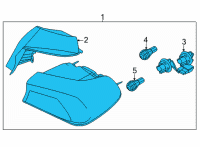 OEM 2021 Kia K5 Lamp Assembly-Rear Comb Diagram - 92401L3000