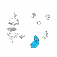 OEM Scion Air Inlet Diagram - 17752-28040