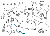 OEM Ford Mustang Mach-E HOSE Diagram - LJ9Z-6B851-B