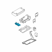 OEM 2010 Lincoln Town Car Junction Block Diagram - 2C7Z-14A003-AA