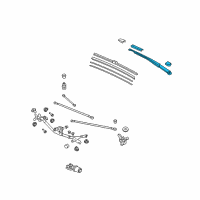 OEM 2009 Honda Civic Arm, Windshield Wiper (Passenger Side) Diagram - 76610-SNA-A11