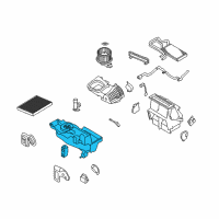 OEM 2016 Ford Special Service Police Sedan AC & Heater Assembly Diagram - DG1Z-19850-D