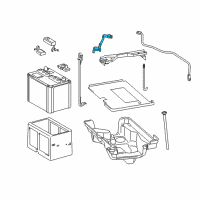 OEM 2014 Lexus IS350 Wire Assembly, Battery T Diagram - 82280-53020