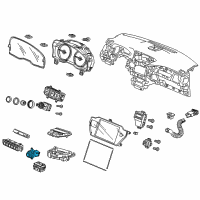 OEM 2015 Acura RLX Switch Assembly, Engine Start & Stop Diagram - 35881-TY2-A01