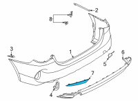 OEM BMW 430i xDrive REFLECTOR, REAR LEFT Diagram - 63-14-7-477-633