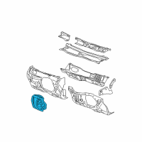 OEM 2008 Chevrolet Equinox Dash Panels Diagram - 25815381