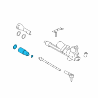 OEM Mercury Boot Diagram - 6M6Z-3332-A