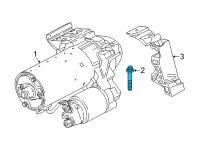 OEM 2022 BMW 745e xDrive Hexalobular Socket Screw Diagram - 07-12-9-907-896