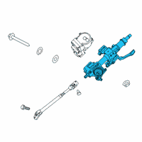 OEM Hyundai Palisade Column & Housing Assembly Diagram - 56390-S1000