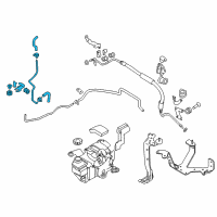 OEM 2014 Nissan Quest Hose & Tube Assy-Power Steering Diagram - 49721-1JA5A