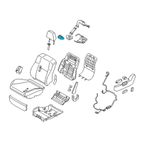 OEM 2009 Infiniti M45 Cushion_Ted Diagram - 873D7-EH00A