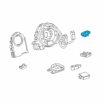 OEM 2022 Toyota Tacoma Side Sensor Diagram - 89831-04040