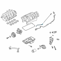 OEM 2018 Ford Mustang Oil Tube Diagram - JR3Z-6754-A