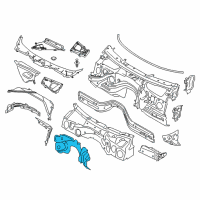 OEM 2015 BMW 228i xDrive Sound Insulating.Dash Panel Engine Room Ce. Diagram - 51-48-7-394-289