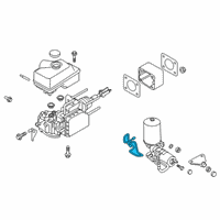 OEM 2019 Nissan NV2500 Tube Assembly-Brake Diagram - 46252-1PA0A