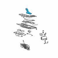 OEM 2014 Cadillac ELR Shift Knob Diagram - 22983462