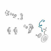 OEM 2004 Kia Amanti Wheel Sensor Assembly-Abs Diagram - 598103F000