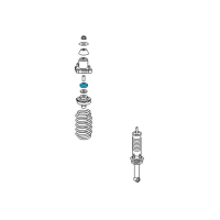 OEM 2010 Dodge Caliber Bushing-Shock Absorber Diagram - 5105879AA