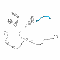 OEM 2002 Dodge Stratus Line-Power Steering Reservoir Diagram - 4764419AB