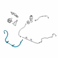 OEM 2006 Chrysler Sebring Line-Power Steering Pressure Diagram - 4764446AE