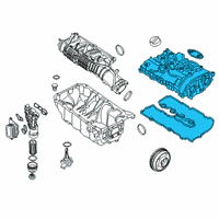 OEM 2019 BMW X2 CYLINDER HEAD COVER Diagram - 11-12-8-631-745