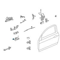 OEM 2005 Acura RSX Switch Assembly, Automatic Door Lock (Dark Titanium) Diagram - 35380-S5A-A11ZD